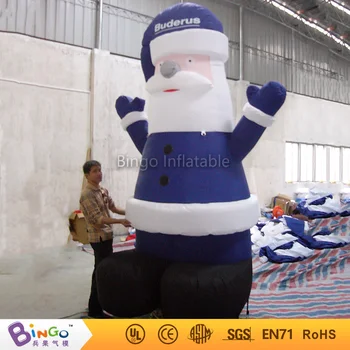 Inflatable Christmas day 3m inflatable blue santa claus christmas gifts/house/trees customized festival toy