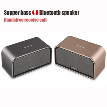 Super Bass Bluetooth Speaker Mini Wireless Subwoofer Car Handsfree Loudspearker Portable Stereo USB MP3 Radio Sound Box with Mic