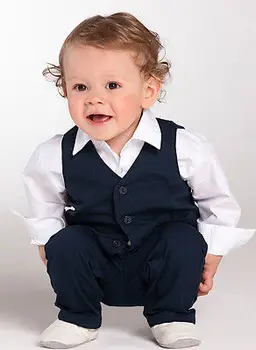 Children Suits Baby Toddlers Boy Formal Wedding Pageant Suit For 6M-5Yrs