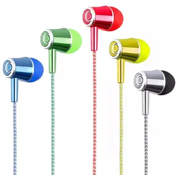 3.5mm  In-Ear Earphones Bass Sport Music Earphone Headset Stereo For Iphone Samsung Xiaomi Huawei Mp3 Mp4