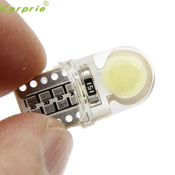 2017 Tiptop T10 194 168 W5W COB 8 SMD LED CANBUS Silica Bright White License Light Bulb Energy Saving may03