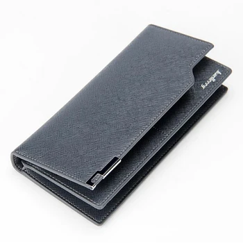 Men Soft Leather ID Card Case Long Style Students Billfold Wallet Bag Holder For Credit Cards Driving Licence