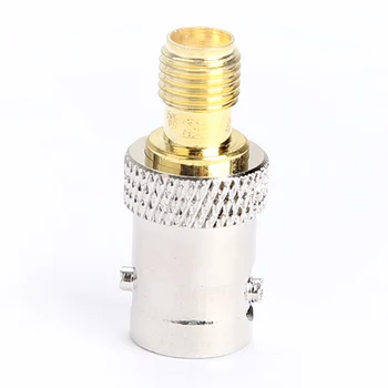 Copper SMA to BNC Plug RF Coaxial Adapter Connector Electrical Equipment ALI88