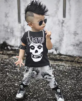 T-shirt Tops Cotton Long Pants Trousers Outfits Baby Boy Clothing Set 2pcs Toddler Kids Baby Boy Clothes