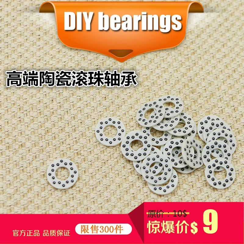 DIY ceramic ball bearing nylon washers EDC tool folding knife bearings