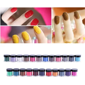 23 Colors Velvet Flocking Powder for Velvet Manicure Nail Art Polish Tips Nails Decorations New Arrive HotSaling ping