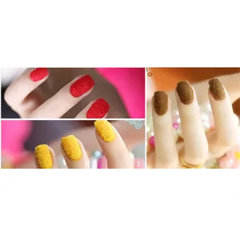 23 Colors Velvet Flocking Powder for Velvet Manicure Nail Art Polish Tips Nails Decorations New Arrive HotSaling ping