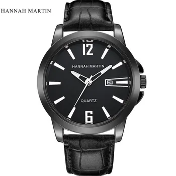 Men Watch Luxury Leather Stainless Steel Sport Quartz Wrist Watch relogio masculino DropShipping #20