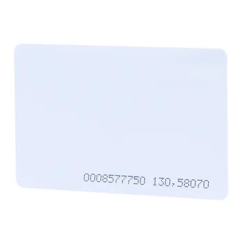 Wholesale white PVC EM Chip 125KHz ID Card can print double-sided RFID Card For Time Attendance And Access Control