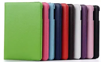 360 Rotating Stand Flip Smart PU Leather Case Cover for Apple iPad mini 4 Cases new+(screen film+stylus)