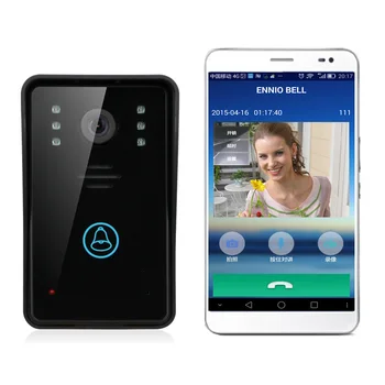 ENNIO 001 Waterproof 125KHZ Rfid Door Access IOS Android Smartphone Control IR Night Vision Video Intercom WiFi Doorbell