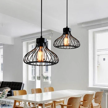 EICEO) Industrial lamps Creative Personality Chandelier Decorative Lighting Hanging LED Pendant Lamp Ceiling droplighting