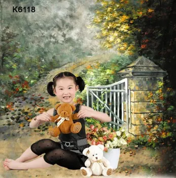 Free Lovely newborn photography photographic background backdrop 5x7ft ,hand painted children muslin background series K6118