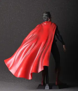 SAINTGI Superman V Batman Juguetes DC Marvel MAN OFSEEL Avengers Super Hero PVC 28cm Chariot Figures Action Figure Model