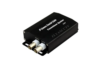 Ethernet Extender over coax one cable converter 2KM for 3MP 2MP IP cameras, RJ45 Network Video over coaxial cable