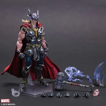 Playarts KAI Marvel Super Hero Thor PVC Action Figure Collectible Model Toy 27cm KT2190