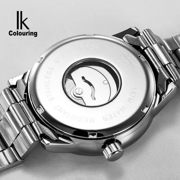 New 2017 IK Luxury Montre Homme Men's Day Roman Number Mechanical Watch Auto Watches Wristwatch Gifts