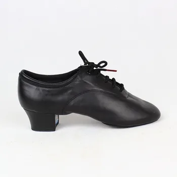 Dancesport Shoes BD 417 Dance Shoe Men Latin Ballroom Soft Leather Split Outsole Dance Shoes Samba Chacha Rumba Jive Paso doble