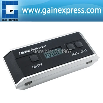 Handheld 3-in-1 Digital Protractor Angle Finder Inclinometer 360 degree with Angle Sensor Technology Tilt + Magnetic V-Groove