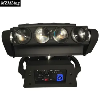 6 Piece/Lot 8*10w RGBW Led Spider Moving Beam DMX512 Moving Head Light Professional Stage & DJ/Stage Lighting Effect