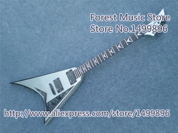 Silver Finish Chinese Jackson Flying V Guitars Electric Rosewood Fretboard Guitar Neck In Stock