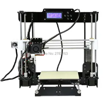 2017 new Anet A8 black 3d printer/i3 reprap high precision qulity for home /aluminum hot bed/express shipment from Russia