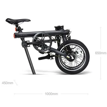 Original xiaomi smart electric bicyle EF1 sport portable mijia Qicycle e bike foldable pedelec ebike 1.8'' screen monitor
