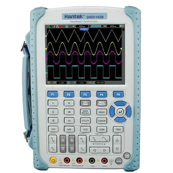 Hantek DSO1102B Handheld Oscilloscope 2 Channels 100MHz 1M Memory Depth and 6000 Counts DMM with analog bargraph