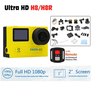 4K Action Camera Original Eken H8/H8R WIFI VR360 ultra 4K / 30fps WiFi 2.0