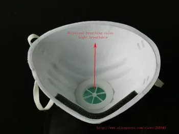 50Pcs Dust-fog Haze Oversized Breathing Valve Loop-tape Anti-dust Face Surgical Masks
