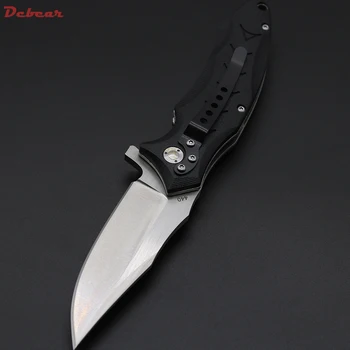 Dcbear Tactical Folding Knife With 440 Blade G10 Handle Ball Bearing Flipper Outdoor Camping Knife Multi EDC Tools