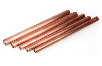 T2 copper straight bar diameter 30-50mm length 100mm good electrical Heat conduction Corrosion resistance easy to machine