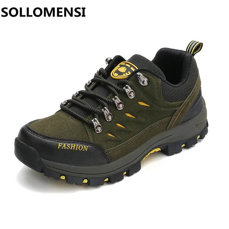 New Authentic Men Outdoor trekking boots Mountain Hiking Shoes Leisure Sports Shoes Male PU Women Sneakers