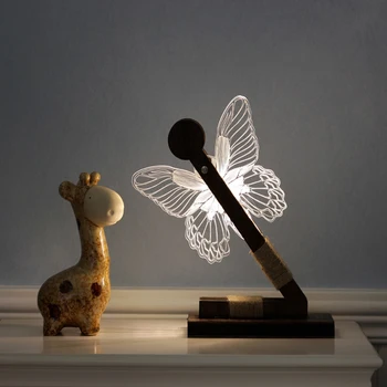 Dimmable 3D LED Night Light USB LED Decorative Table Lamp Baby Sleep LED Mood Lamp Home Decor Led Night Lamp