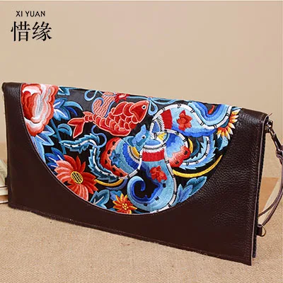 XIYUAN BRAND Real Cow Genuine Leather girls clutch bag Wallets Brand Design Cell phone Card Holder Long Lady Wallet Purse Clutch