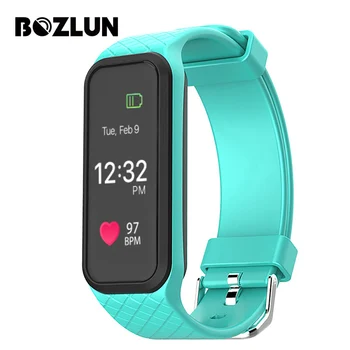 Bozlun L38I Men Women Smart Wristband Colorful Screen Clocks Heart Rate Monitor Calorie Outdoor Sports Watches Relogio Masculino