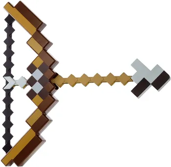 NEW Minecraft Arrow Action Figure Toy Pixel Mosaic Minecraft Bow And Arrow Assembled Set of Juguetes Children Christmas Gifts