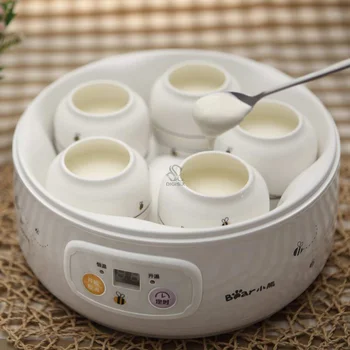 SNJ-576 yogurt machine, ceramic liner, bear, yogurt, cup, household, automatic