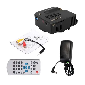 Multimedia LED Projector HD UC28 Home Theater Mini Portable Projector Support 1080P HDMI AV-in Video VGA HDMI USB SD