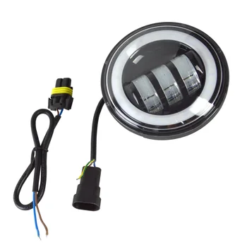 2pcs Car LED Halo Projector Daymaker Headlight DRL 4.5