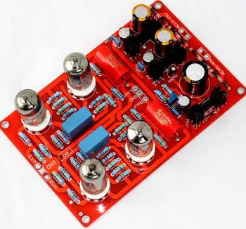 AC12V 20W 6N3*4pcs tube pre-amplifier board/Complete vacuum 6N3 tube amplifiers board