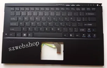 New for Sony VAIO PCG-41312T PCG-41311T VPCZ215FC VPCZ237FC black Palmrest English US Keyboard backlit Without touchpad