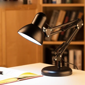 Vintage Foldable Desk Lamps American Style Table Lamp Retro LED light For Reading Study Office desk lamp Lampadas E27 110V 220V