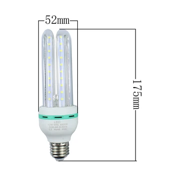 Energy saving 1Pcs CE E27 12W 2835 SMD LED Corn Bulb AC85-265V U Shape High Luminous Spotlight LED lamp light