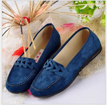 Factory direct sale Women cloth shoes New Designer shoes Bowknot Casual Shoes Work Flats
