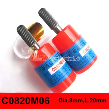 C0820M06 Tungsten Carbide Rotary Burrs Fitter Mould Die Tools on Drill Air Grinder Tools
