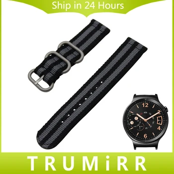18mm Nylon Watchband for Huawei Watch Asus ZenWatch 2 Women's WI502Q Zulu Band Fabic Strap Wrist Belt Bracelet Black Blue Brown
