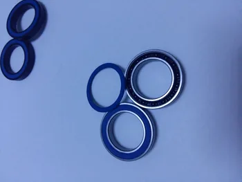 6805N-2RS hybrid SI3N4 ceramic ball bearing 6805n rs (37*25*6mm) with black OXIDE rings / normal rings
