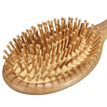 Natural Wood Paddle Brush Combs Wooden Hair Care Spa Massage Comb Antistatic Comb Women Styling Brushes Tools
