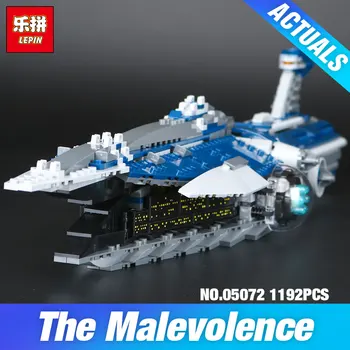 Lepin 05072 1192Pcs Star War Series The Limited Edition Malevolence Warship Set Children Building Blocks Bricks Toys Model 9515